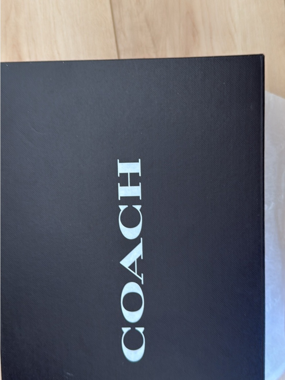 Coach Black Box with Contrasting White Logo